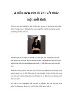 4 điều nên vứt đi khi kết thúc một mối tình pptx