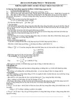 Đề cương ôn tập Vật lý 12 - Vật lý hạt nhân