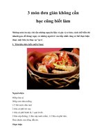 3 món đơn giản không cần học cũng biết làm potx