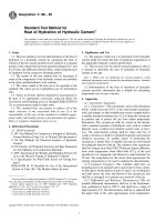 Designation: C 186 – 98 - Heat of Hydration of Hydraulic Cement1 ppt