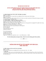 GợI ý tham khảo đề văn thi tốt nghiệp 2010