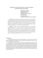 THIẾT KẾ CHUỖI TRẢI TRỰC GIAO SUY RỘNG CHO HỆ THỐNG QS-CDMA pptx