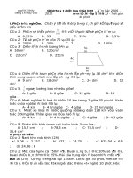 Đề thi thử lớp 5 V1- Toán