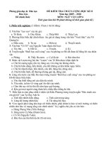 Đề KT chất lượng HK II Ngữ Văn