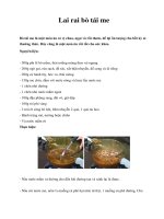 Lai rai bò tái me pps