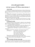 Giúp HS học tốt CT Sinh Học 8