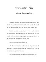 Truyện cổ Tày - Nùng - BÁN CÁI TỦ ĐỨNG pps