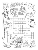 ZOO crossword - For your kids!