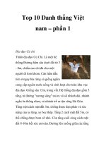 Top 10 Danh thắng Việt nam – phần 1 potx