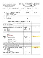 Thống kê sô liêu cuối năm