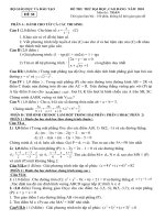 ĐỀ THI THỬ ĐẠI HỌC 2010-CÓ ĐÁP ÁN