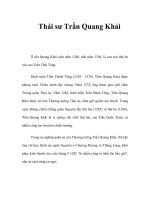 Thái sư Trần Quang Khải pptx