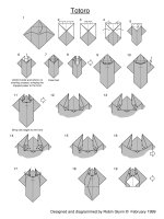 Xếp giấy nhân vật hoạt hình ppsx
