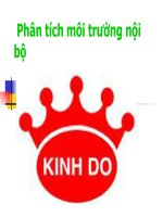 Phân tích môi trường nội bộ pdf