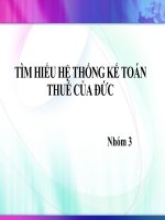 Chủ đề tìm hiểu hệ thống kế toán thuế Đức
