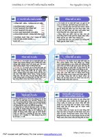 Tài liệu xác suất thống kê - chương V - Lý thuyết mẫu ngẫu nhiên ppt