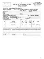 Mẫu giấy nộp tiền vào ngân sách nhà nước ppsx