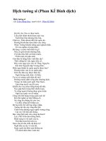 HỊCH TƯỚNG SĨ-bản dịch của Phan Kế Bính