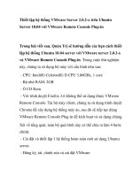 Thiết lập hệ thống VMware Server 2.0.2-x trên Ubuntu Server 10.04 với VMware Remote Console Plug-in pps