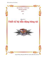 Đồ án: Thiết kế hệ dẫn động băng tải pdf