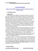 SKKN: Một số giảo pháp nâng cao chất lương giờ dạy thực hành