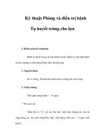 Kỹ thuật Phòng và điều trị bệnh Tụ huyết trùng cho lợn docx