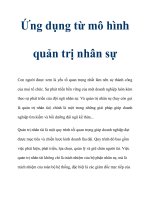 Ứng dụng từ mô hình quản trị nhân sự pdf