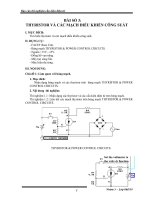 Thyristor và các mạch điều khiển công suất potx