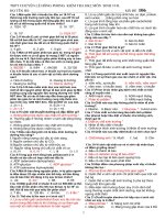 de thi HK II mon sinh 2010
