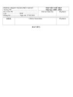 Mẫu giấy viết chữ đẹp