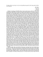 Đa dạng sinh học của rừng và vai trò của cộng đồng trong quản lý cháy rừng, giảm nhẹ thiên tai ở Việt Nam potx