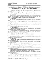 CƠ SỞ LÝ LUẬN VỀ HẠCH TOÁN NGUYÊN LIỆU VẬT LIỆU, CÔNG CỤ DỤNG CỤ TRONG CÁC DOANH NGHIỆP ppt