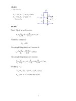 Bài tập Cấu Kiện Điện Tử SBG (tiếp theo) ppt