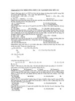 xác định công thức cấu tạo của hchc