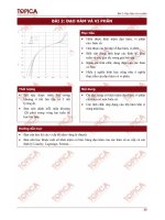 Toán cao cấp 1-Bài 2: Đạo hàm và vi phân doc