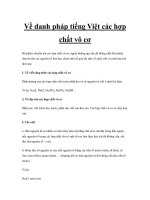 Về danh pháp tiếng Việt các hợp chất vô cơ pot