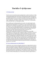 Tìm hiểu về vật liệu nano doc