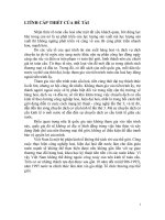 Tính cấp thiết của toàn cầu hoá docx