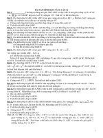 BÀI TẬP HÌNH HỌC NÂNG CAO 12 ppt