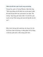 Phân tích đối thủ cạnh tranh trong marketing ppsx