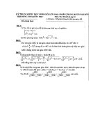 Đề thi olympic học sinh giỏi lớp 10 miền Trung và Tây nguyên môn Toán học ppsx