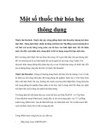 Một số thuốc thử hóa học thông dụng pdf