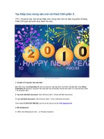 TẠO THIẾP CHÚC MỪNG NĂM MỚI VỚI FLASH CS4