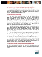 sử dụng cơ chế bảo mật cổng để hạn chế tấn công switch