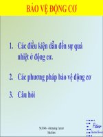 Giáo trình kỹ thuật điện - bài 3 : Bảo vệ động cơ potx