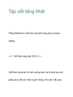 Tập viết tiếng Nhật doc