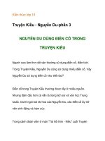 Kiến thức lớp 10 Truyện Kiều - Nguyễn Du- điển cổ trong truyện kiều pdf