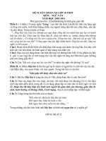 Đề thi tuyển sinh vào 10 THPT năm 2010- 2011