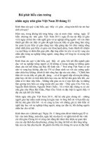 BAI PHAT BIEU CAM TUONG 20 /11