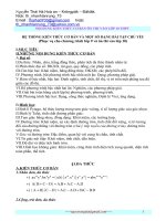 đề cương ôn tập thi vào lớp 10.hay